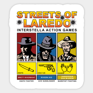 Gunmen of the Apocalypse Streets of Laredo Game Sticker